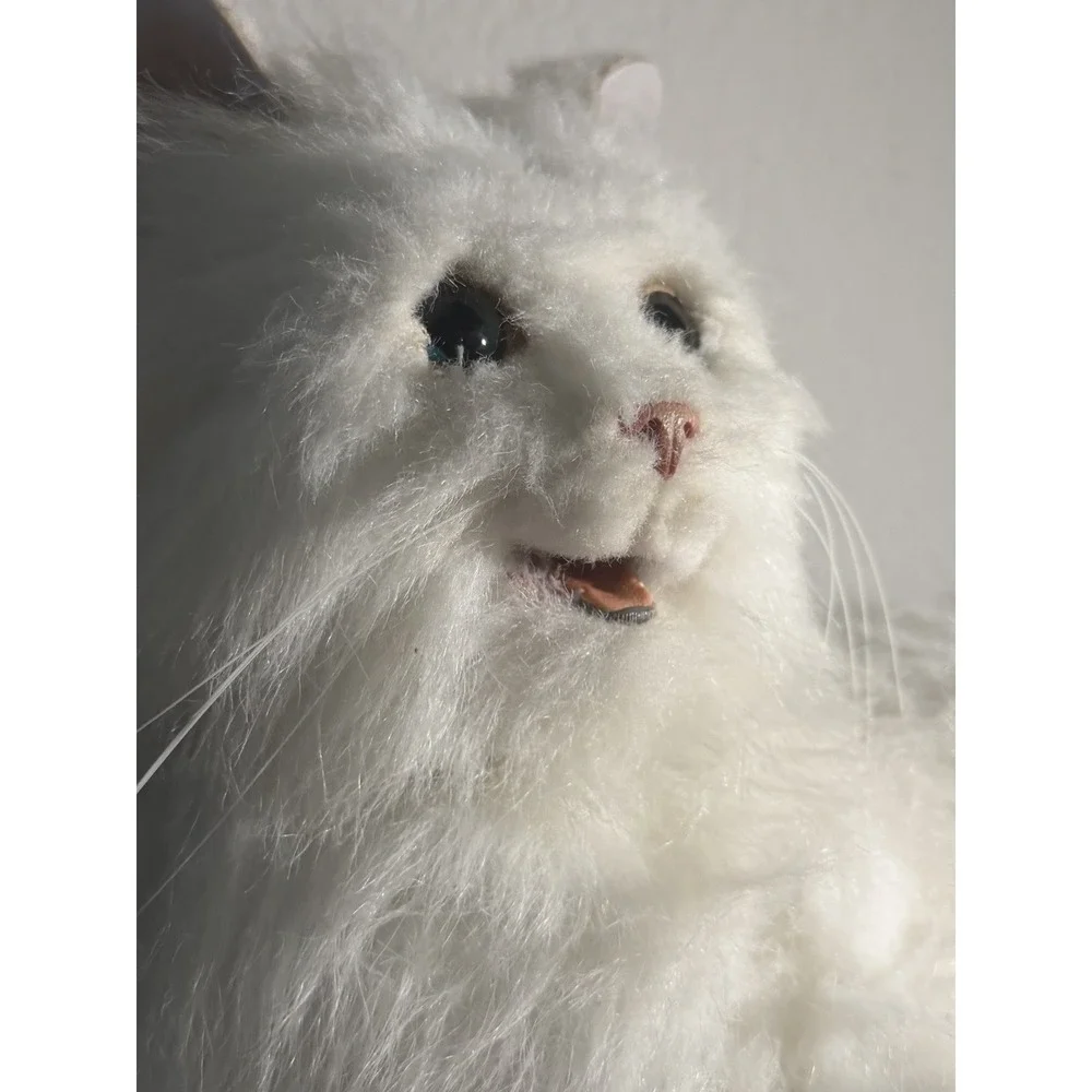 VINTAGE 2009 FurReal Friends Lulu My Cuddlin Kitty Cat White Hasbro - Video!